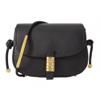 Pinko Маленькая сумка кросс-боди Saddle из кожи с декоративными узлами