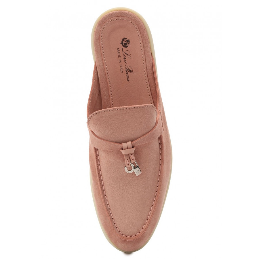 Loro Piana Замшевые сабо Babouche Charms Walk