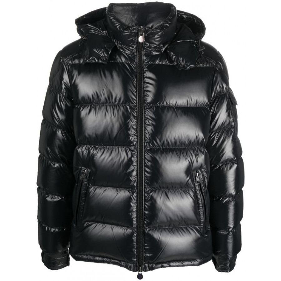 Moncler (унисекс)  Утепленная куртка Maya с капюшоном и застежкой-молнией