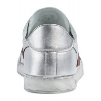 Gucci Кожаные кроссовки Stretch Metallic