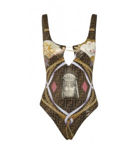 Versace СЛИТНЫЙ КУПАЛЬНИК FENDACE