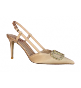 Valentino АТЛАСНЫЕ ТУФЛИ VLOGO SIGNATURE 80MM