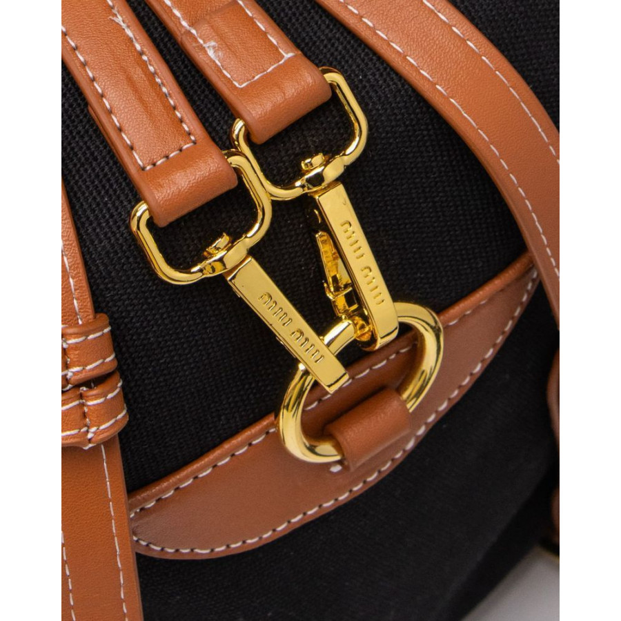 Miu Miu Рюкзак из холста и кожи