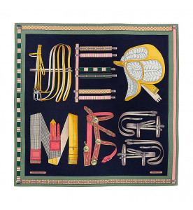 Hermes Шаль Lettres Equestres 140