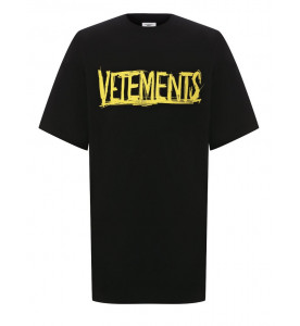 VETEMENTS Хлопковая футболка