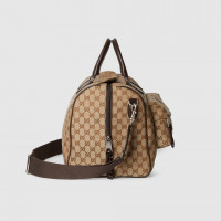 Gucci СРЕДНЯЯ СУМКА-ДАФЛ ИЗ ТЕКСТИЛЯ GG