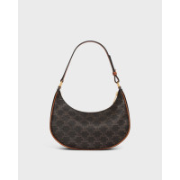 CELINE СУМКА AVA BAG ИЗ ПАРУСИНЫ TRIOMPHE И ТЕЛЯЧЬЕЙ КОЖИ