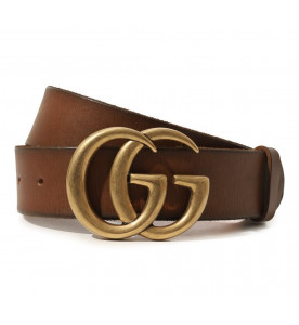 Gucci Кожаный ремень с пряжкой GG