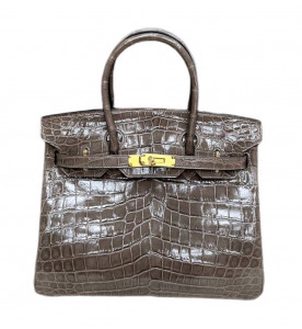 Hermes Сумка Hermès Birkin 30 в крокодиловой коже Niloticus<br />