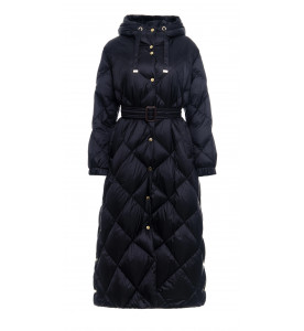 Max Mara Стеганое пальто TREPA с эластичными манжетами и пуховым наполнителем