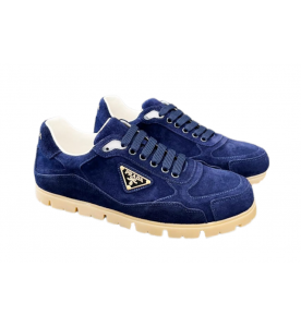 Prada Кроссовки Trail из стираной замши из телячьей кожи