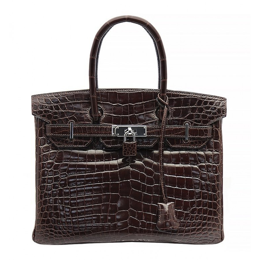 Hermes Сумка Hermès Birkin 30 в крокодиловой коже Niloticus<br />