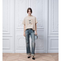 Dior Укороченная футболка свободного кроя