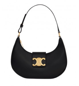 Celine Сумка Ava Triomphe из гладкой телячьей кожи с логотипом