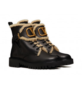 Valentino АРМЕЙСКИЕ БОТИНКИ VLOGO SIGNATURE