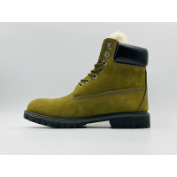 Timberland ЗИМНИЕ БОТИНКИ 6 WATERPROOF X BEE LINE RUBBER TOE OLIVE BLACK