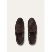 Loro Piana Лоферы из плетеной кожи Leon