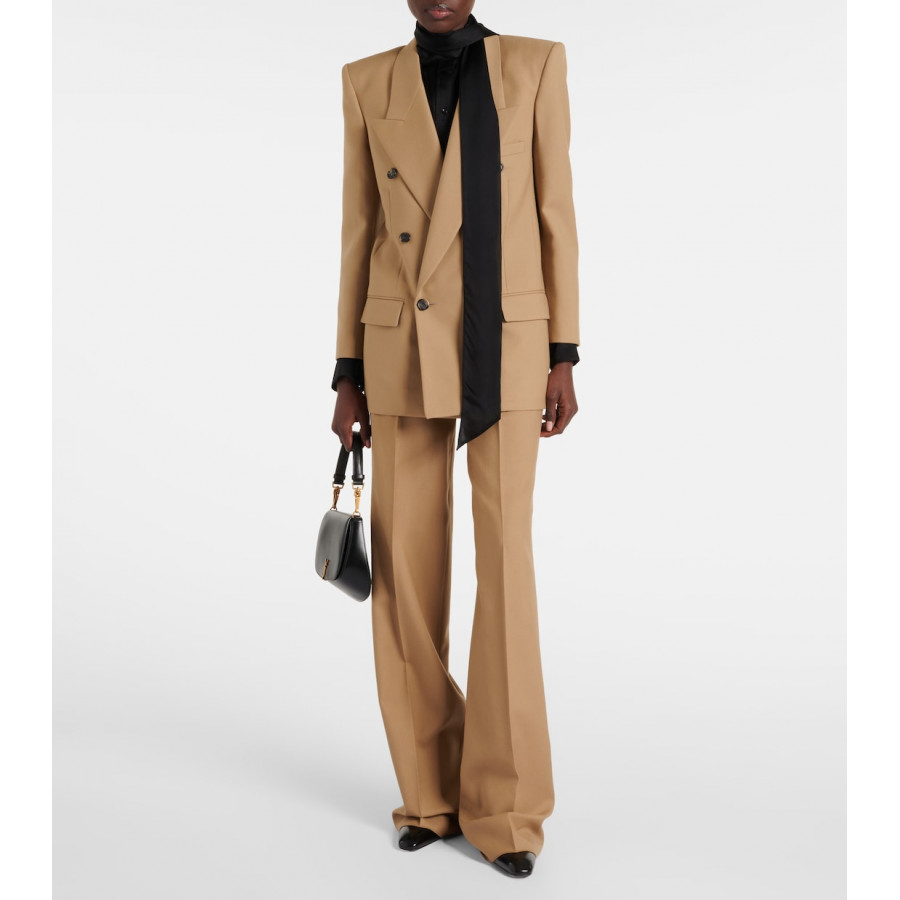 Saint Laurent Кожаные ботильоны Betty 70