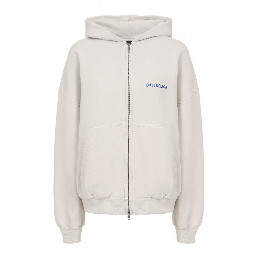 Balenciaga Хлопковая толстовка на молнии