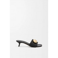 Loewe Мюли Pebble из мягкой телячьей кожи