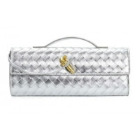 Bottega Veneta Длинный маленький кожаный клатч Andiamo