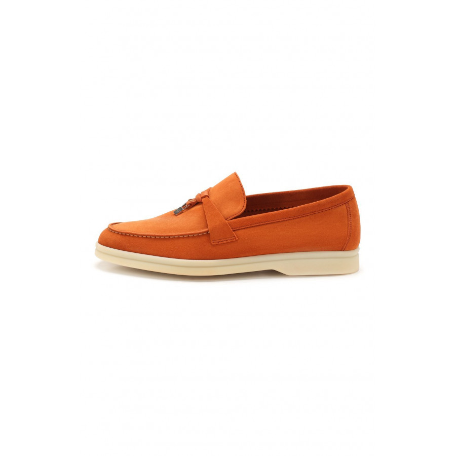 Loro Piana Замшевые лоферы Summer Charms Walk