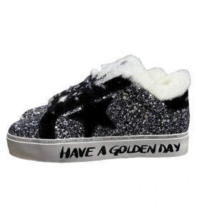 Golden Goose комбинированные кеды Super-Star